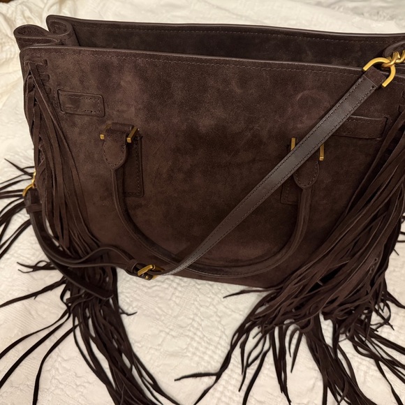 Michael Kors
Hamilton Moderne Large Suede Satchel - Picture 2 of 3